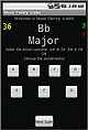 Screen Shot: Music Theory Android App